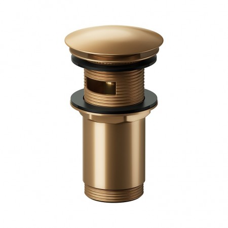 CERSANIT - Univerzální zátka klik-klak, kartáčovaná mosaz (S951-846)