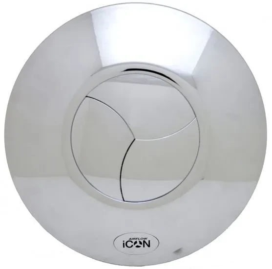 Airflow icon - Airflow Ventilátor ICON příslušenství - kryt chrom pro ICON 15 72085 (IC72085)
