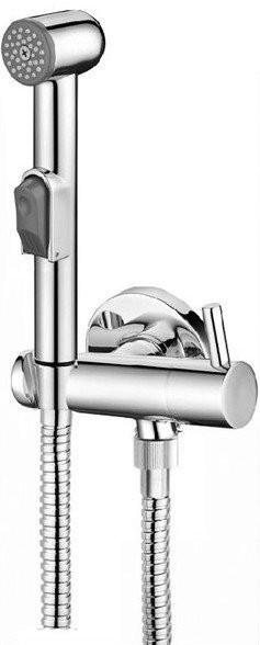 AQUALINE - Nástěnný ventil s ruční bidetovou sprškou, chrom (SK215)