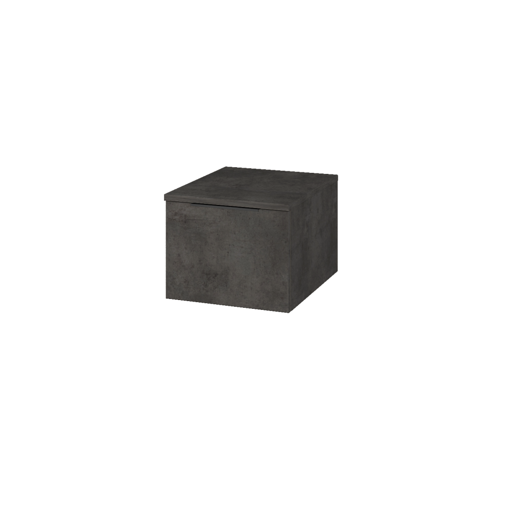 Dřevojas - Nízká skříňka DOS SNZ1 40 - D16  Beton tmavý / Úchytka T07 / D16 Beton tmavý (281441I)