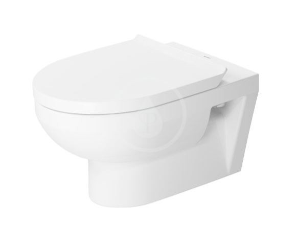 DURAVIT - DuraStyle Basic Závěsné WC, Rimless, s WonderGliss, alpská bílá (25620900001)