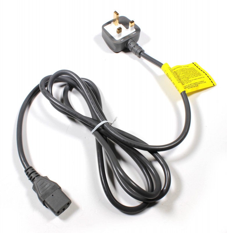 Jet Dryer Napájecí kabel - UK vidlice BS1363 (Type G) / konektor IEC C13  - šedý (8596220007261)