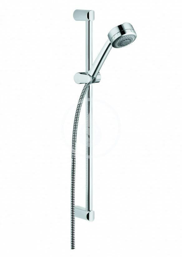 KLUDI - Zenta Set sprchové hlavice, tyče a hadice, 3 proudy, chrom (6083005-00)