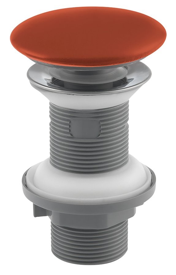 ISVEA Umyvadlová výpust 5/4“, click-clack, keramická zátka, 20-70, terracotta 38TP0185I