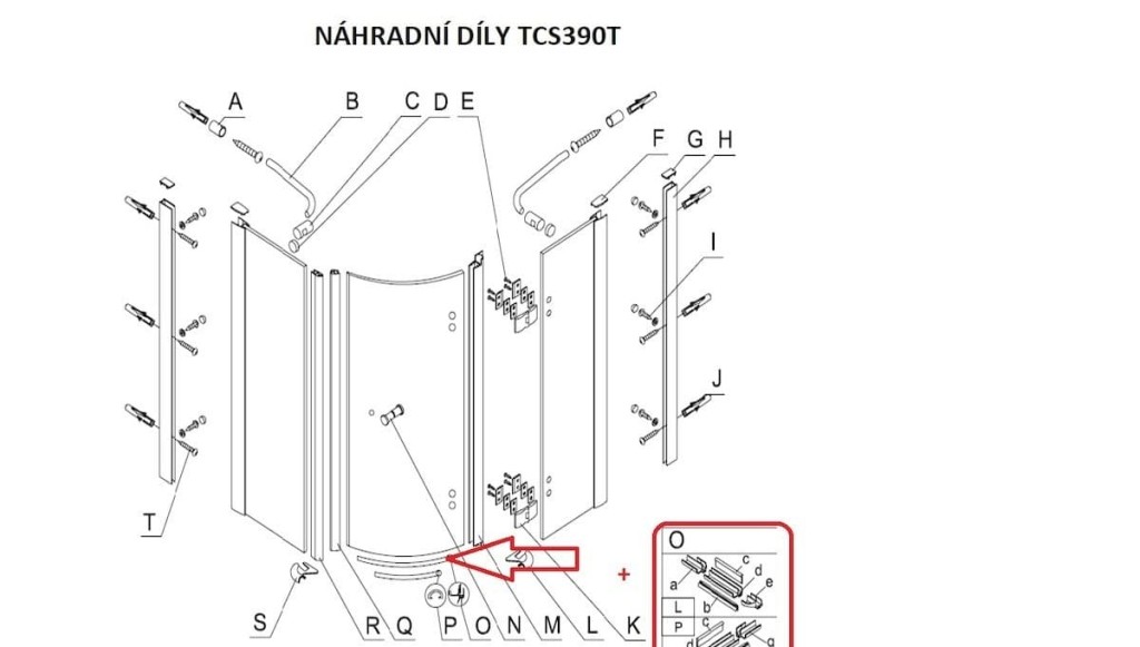 Náhradní díl Siko Comfort NDTCS390TO NDTCS390TO