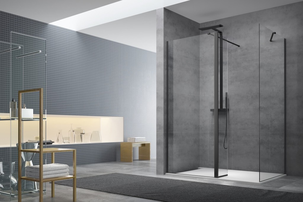 Sprchová zástěna Walk-in 100x90 cm SAT SATBWI10090PRCROZC SATBWI10090PRCROZC