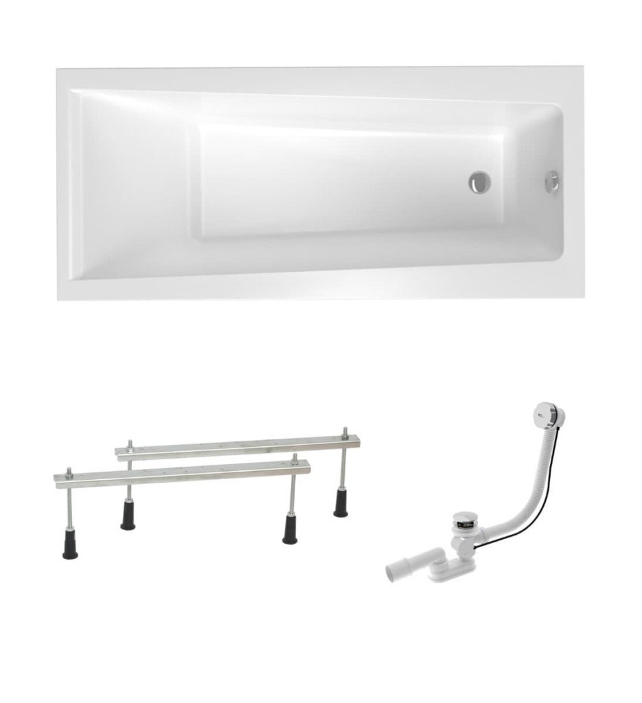 Obdélníková vana Laguna Idea Plus 170x75 cm akrylát levá i pravá SIKOID1700AN SIKOID1700AN