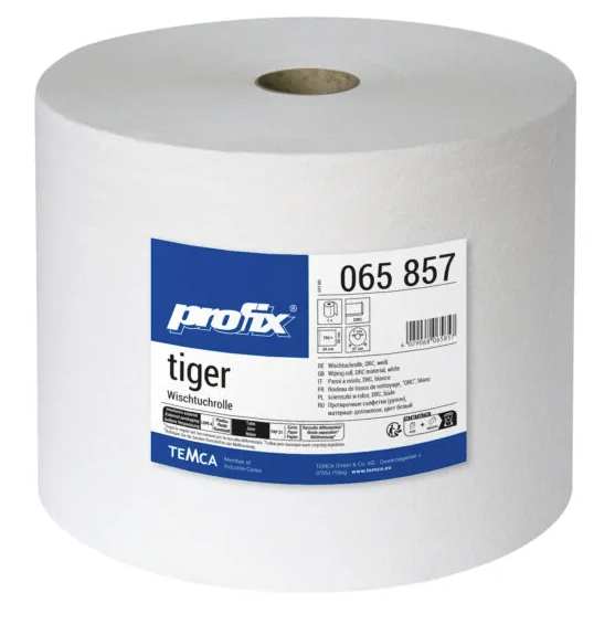 Papírové utěrky v roli Temca Profix Tiger T065857, 1-vrstvé, 34x29,5 cm EGT065857