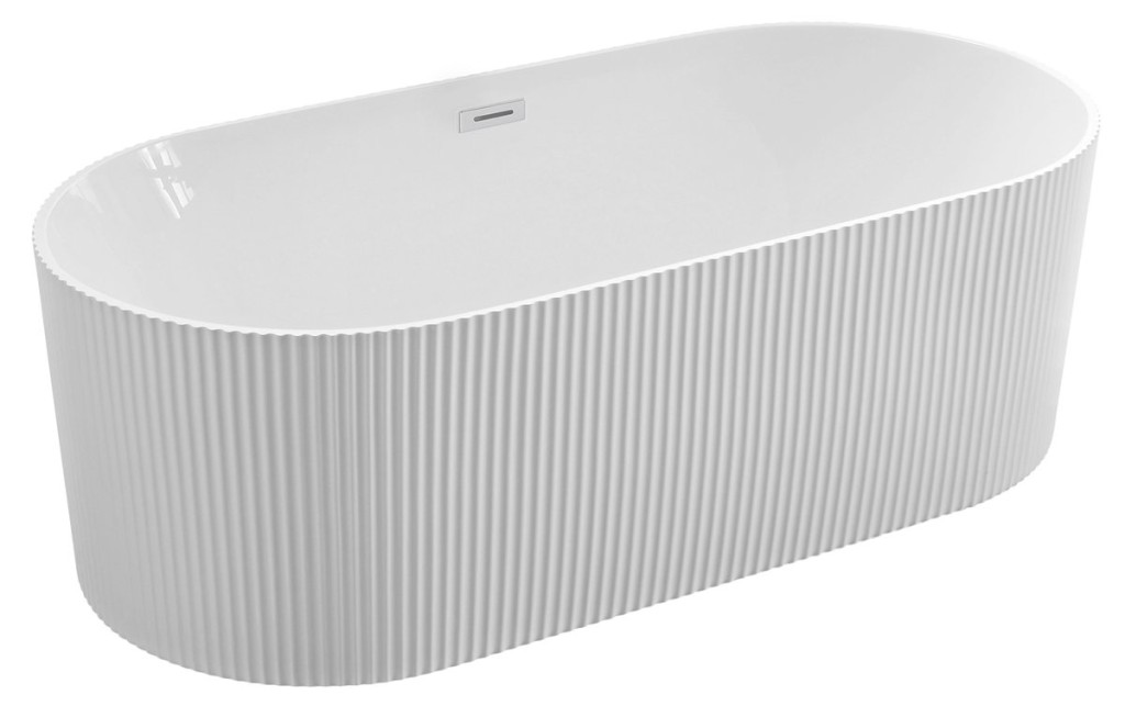 AQUALINE TURIA STRIP volně stojící vana 170x80cm, bílá E2785