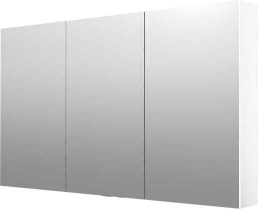 Zrcadlová skříňka Naturel 120x72 cm lamino bílá lesklá GALCA1120BL GALCA1120BL