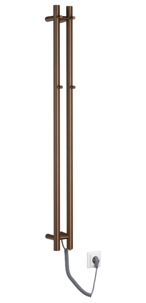 SAPHO PAPINADO elektrický sušák ručníků 109x1200, 40 W, měď mat ER740PG