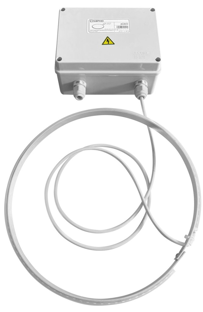 SAPHO OASIS LED osvětlení ø 250, 12V, 7,2W, 4500K, IP44, vč. napájecího zdroje 230V/12V AS409