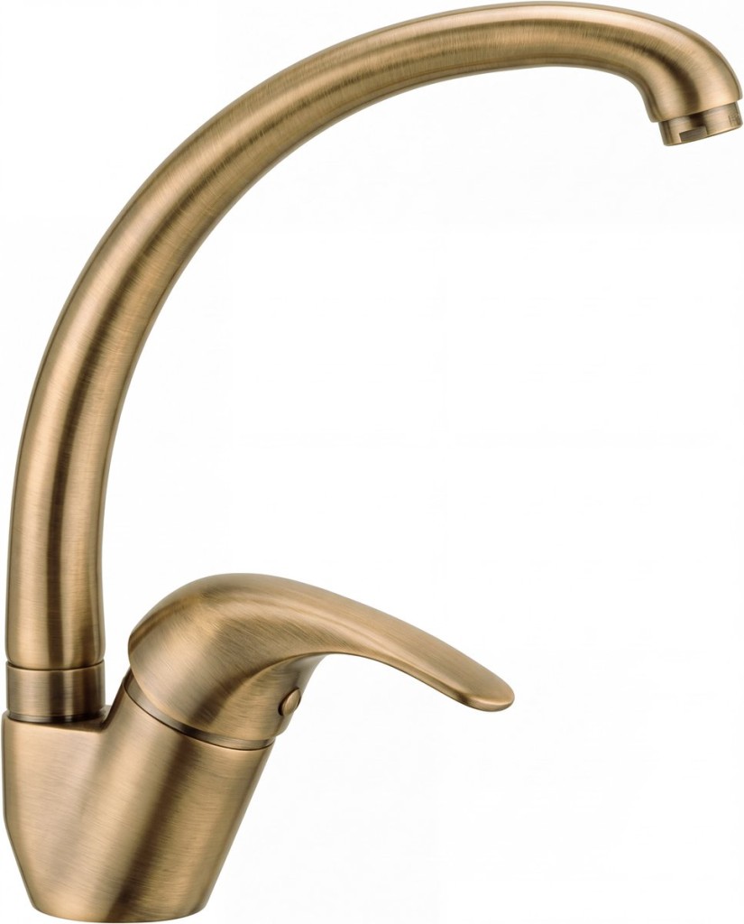 SAPHO SALY stojánková dřezová baterie, výška 280, bronz SA516