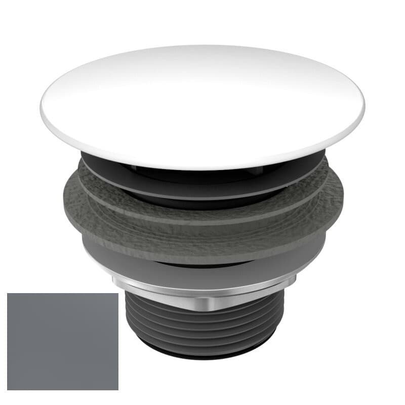 Kaldewei neuzavíratelný odtokový ventil Centro 4,8x4,8x4 cm cool grey 70 905800000665  905800000665