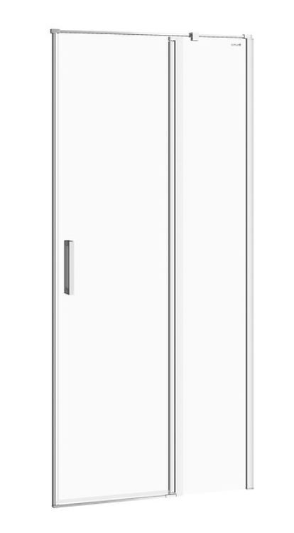 Levně CERSANIT Kyvné dveře s pevným polem MODUO 90x195, pravé, čiré sklo S162-006