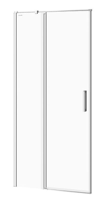 CERSANIT Kyvné dveře s pevným polem MODUO 90x195, levé, čiré sklo S162-005