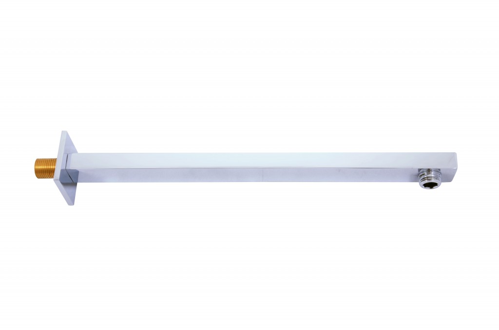 SLEZAK-RAV Držák boční pro hlavovou sprchu hranatý 35 cm chrom, Barva: chrom MD0450