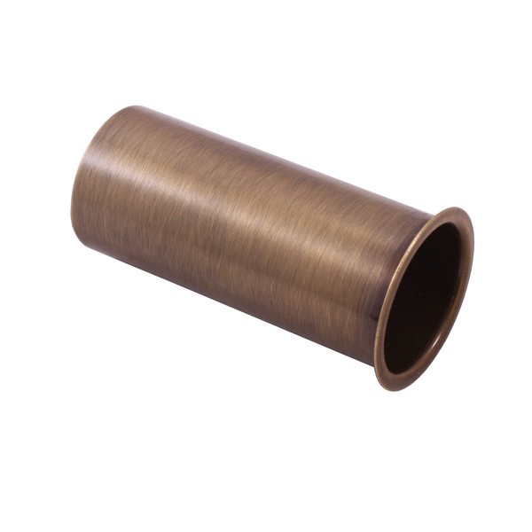 SLEZAK-RAV Trubka k umyvadlovému sifonu svislá část stará mosaz (bronz), Barva: stará mosaz, Rozměr: 10 cm MD0690-10SM