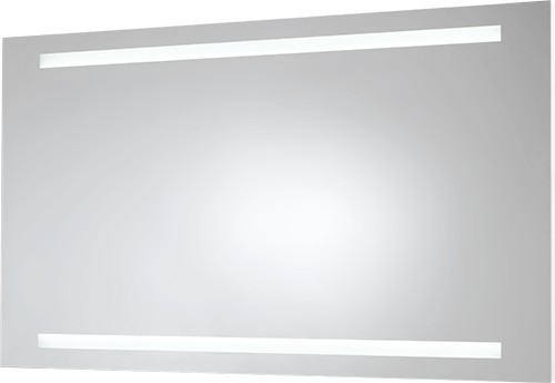 HOPA Zrcadlo s LED osvětlením NEŽÁRKA Rozměr A 100 cm, Rozměr B 3 cm, Rozměr C 60 cm ZRNEZA6010