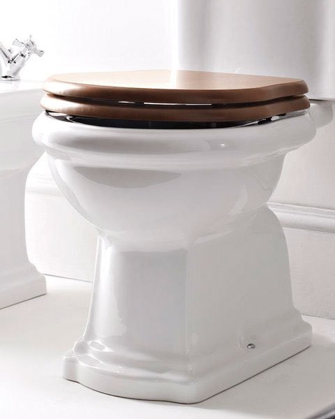 KERASAN - RETRO WC sedátko, ořech/bronz (109340)