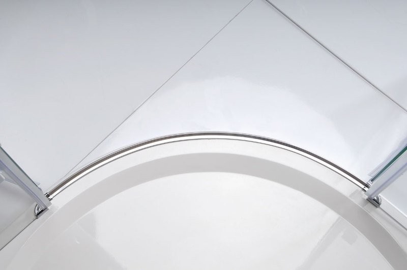 GELCO - LEGRO čtvrtkruhová sprchová zástěna dvoukřídlá 900x900mm, čiré sklo (GL5590)