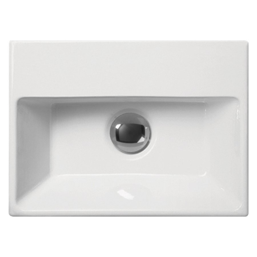 GSI - NORM keramické umývátko s otvorem, 35x26 cm, bílá ExtraGlaze (8650111)