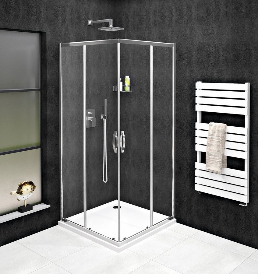 GELCO - SIGMA SIMPLY sprchové dveře posuvné pro rohový vstup 1000 mm, čiré sklo (GS2110)
