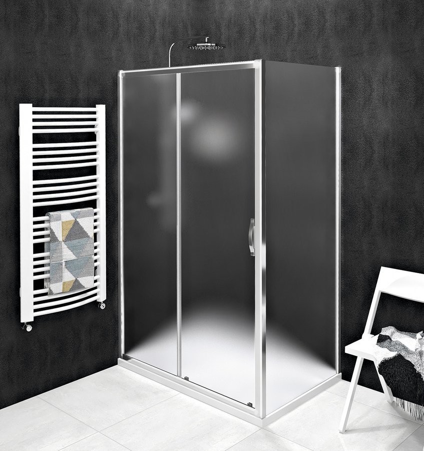 GELCO - SIGMA SIMPLY sprchové dveře posuvné 1100 mm, sklo Brick (GS4211)