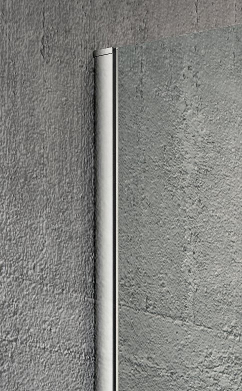 GELCO - VARIO CHROME jednodílná sprchová zástěna k instalaci ke stěně, kouřové sklo, 1100 mm (GX1311GX1010)
