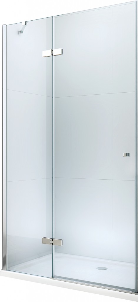 MEXEN Roma Sprchové dveře Swing 105 cm, transparent, chrom se stěnovým profilem 854-105-000-01-00