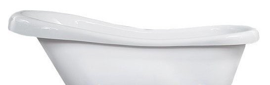 MEXEN RETRO Volně stojící vana 150x73 cm, bílá , sifon chrom 53251507300