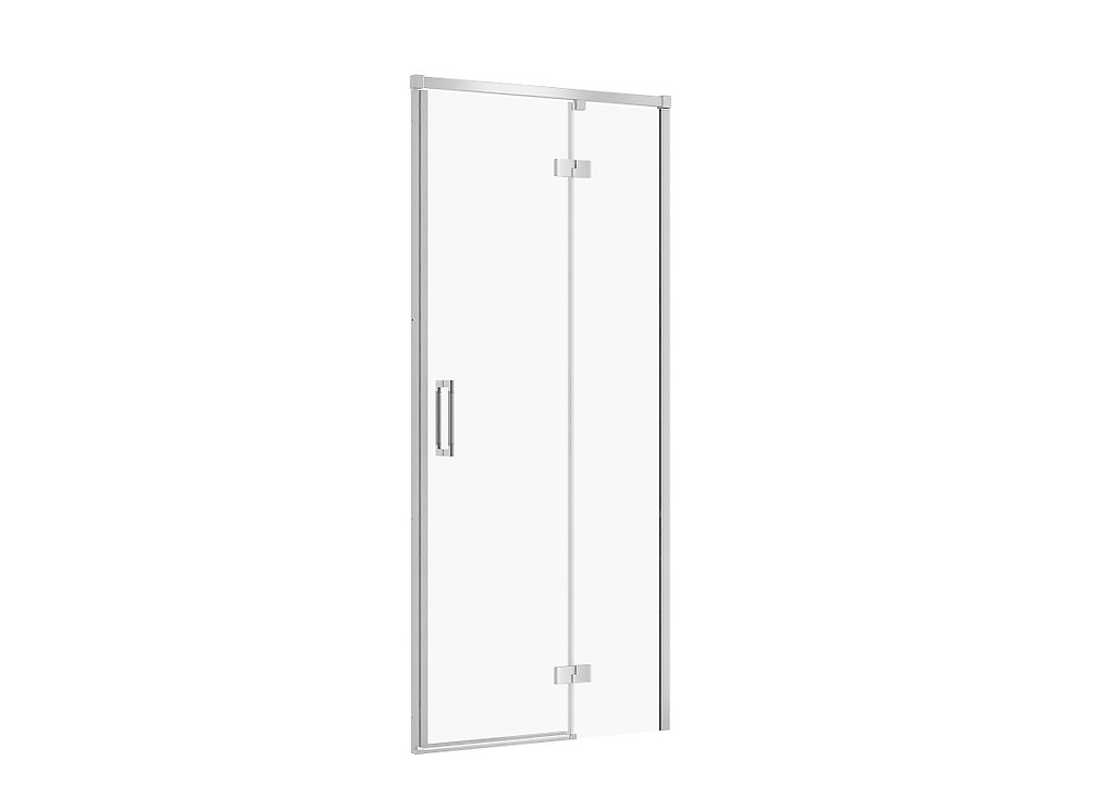 Levně CERSANIT Sprchové dveře LARGA chrom 90X195, pravé, čiré sklo S932-116