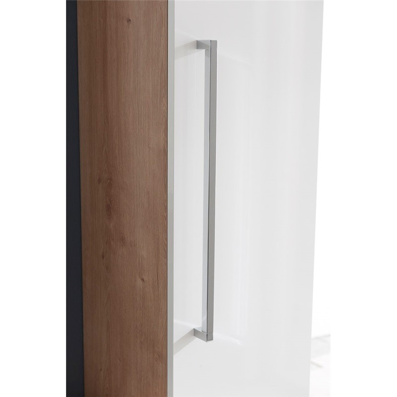 MEREO - Bino, koupelnová skříňka vysoká 163 cm, pravá, bílá (CN668)