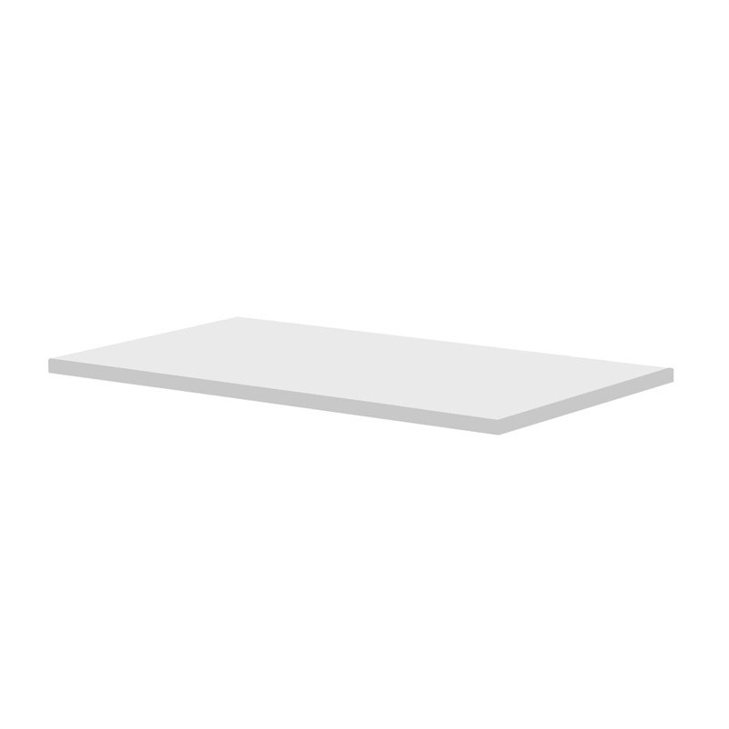 Levně MEREO Koupelnová deska na skříňku 61 cm, bílá vysoký lesk perlička CN720DB