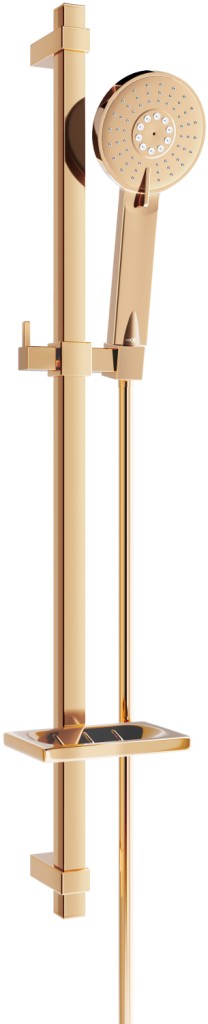 MEXEN/S DQ40 posuvný sprchový set, růžové zlato 785404581-60