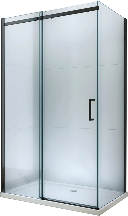 MEXEN/S OMEGA sprchový kout 120x80 cm, transparent, černá 825-120-080-70-00