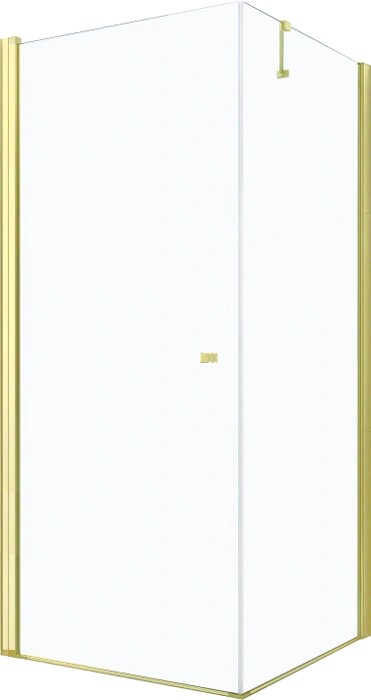 MEXEN/S PRETORIA sprchový kout 70x90 cm, transparent, zlatá 852-070-090-50-00