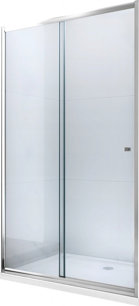 MEXEN Apia posuvné sprchové dveře 125 cm, transparent, chrom 845-125-000-01-00