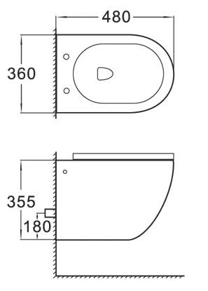 ALCADRAIN Renovmodul - předstěnový instalační systém s chromovým tlačítkem M1721 + WC MEXEN LENA ČERNÁ Rimless + SEDÁTKO (AM115/1000 M1721 ME01)