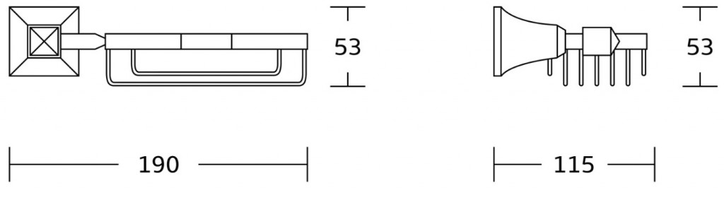 MEXEN - Dalia mýdlenka, černá (7017351-70)