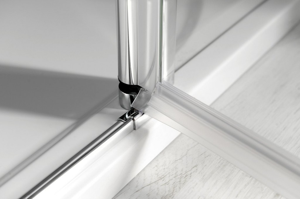 GELCO - ONE sprchové dveře s pevnou částí 1100 mm, čiré sklo (GO4811)