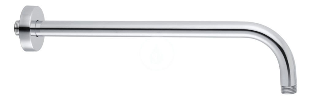 Kielle - Vega Hlavová sprcha 290, 1 proud, sprchové rameno 350 mm, chrom/bílá (20118SE0)
