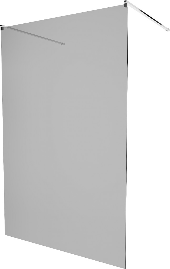 MEXEN/S KIOTO samostatně stojící sprchová zástěna 100 x 200 cm, grafit, chrom 800-100-002-01-40