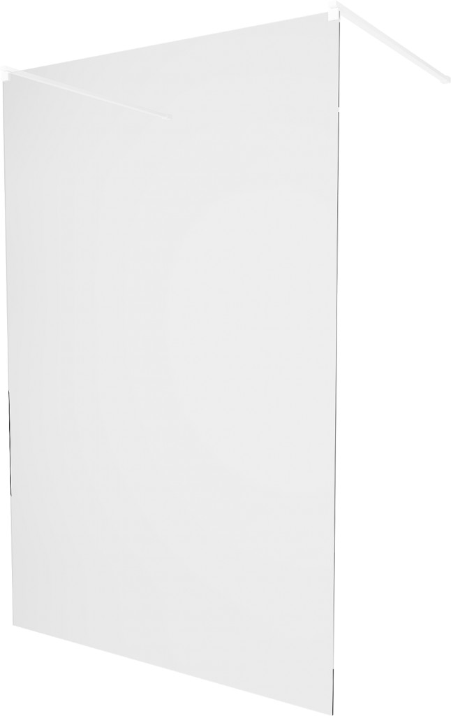 MEXEN/S KIOTO samostatně stojící sprchová zástěna 120 x 200 cm, transparent 8 mm, bílá 800-120-002-20-00