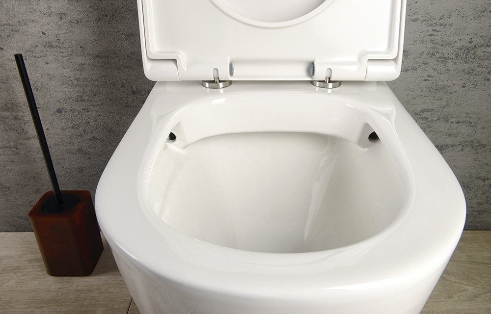 SAPHO - TURKU RIMLESS WC kombi zvýšený sedák, spodní/zadní odpad, bílá (PC104WR)