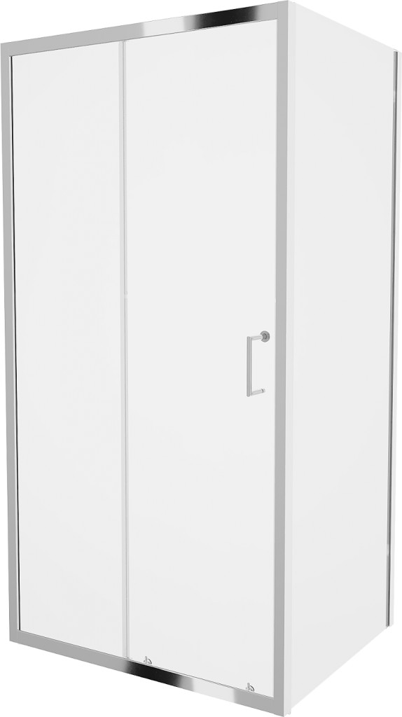 MEXEN/S Apia sprchový kout obdélník 110x100 cm, transparent, chrom 840-110-100-01-00