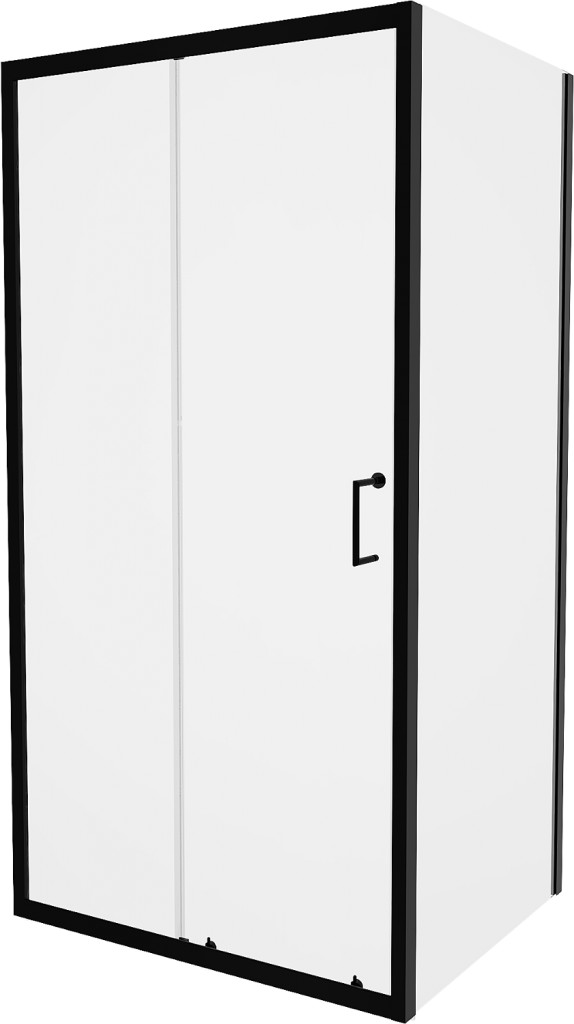 MEXEN/S Apia sprchový kout obdélník 135x90 cm, transparent, černá 840-135-090-70-00