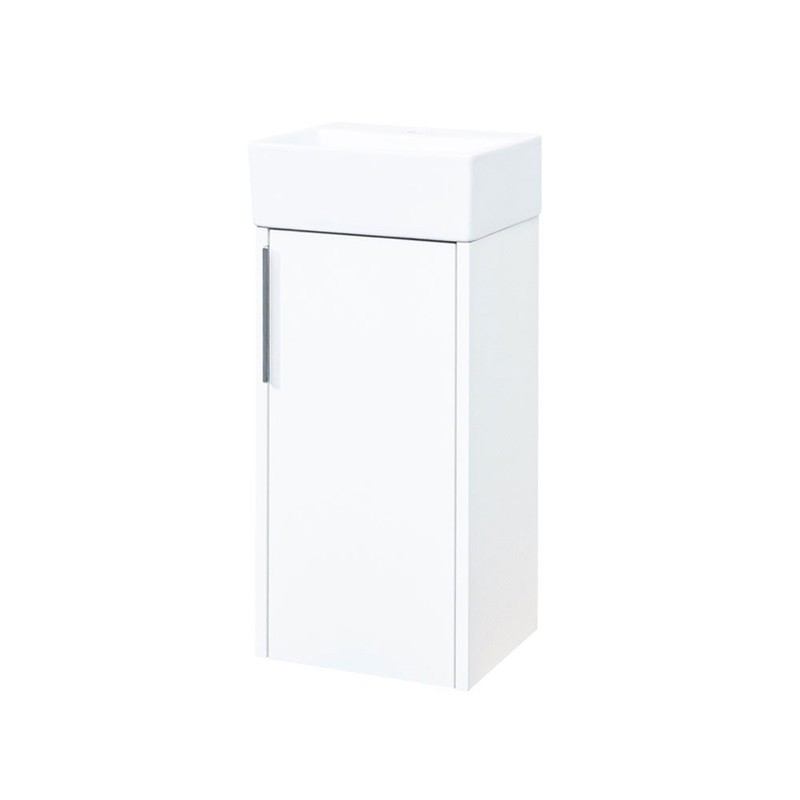 Levně MEREO Vigo, koupelnová skříňka s keramickým umývátkem, 33 cm, bílá CN350