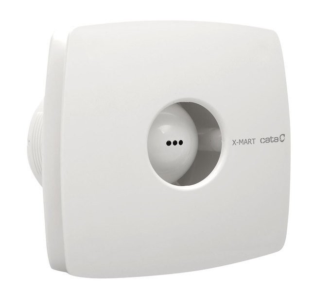CATA X-MART 10T koupelnový ventilátor axiální s časovačem, 15W, potrubí 100mm, bílá 01011000