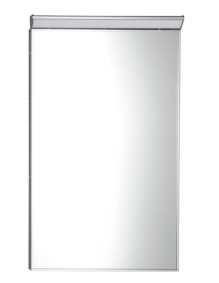 AQUALINE BORA zrcadlo s LED osvětlením a vypínačem 400x600mm, chrom AL746